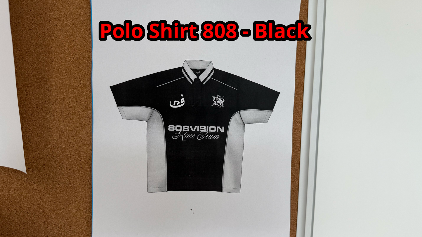 Polo Shirt 808 - Noir
