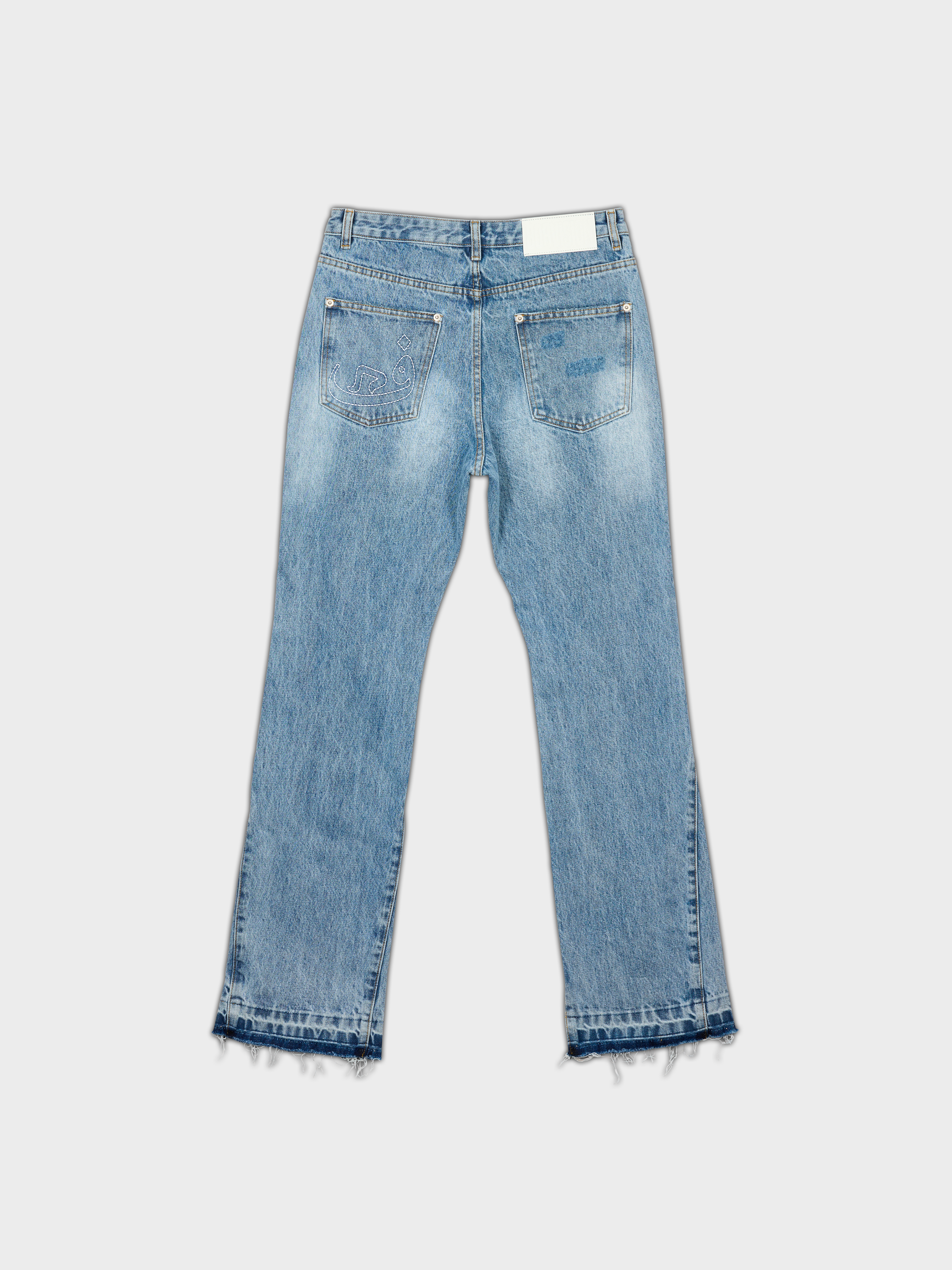 Jeans Flared Dotted - Blue – 808VISION