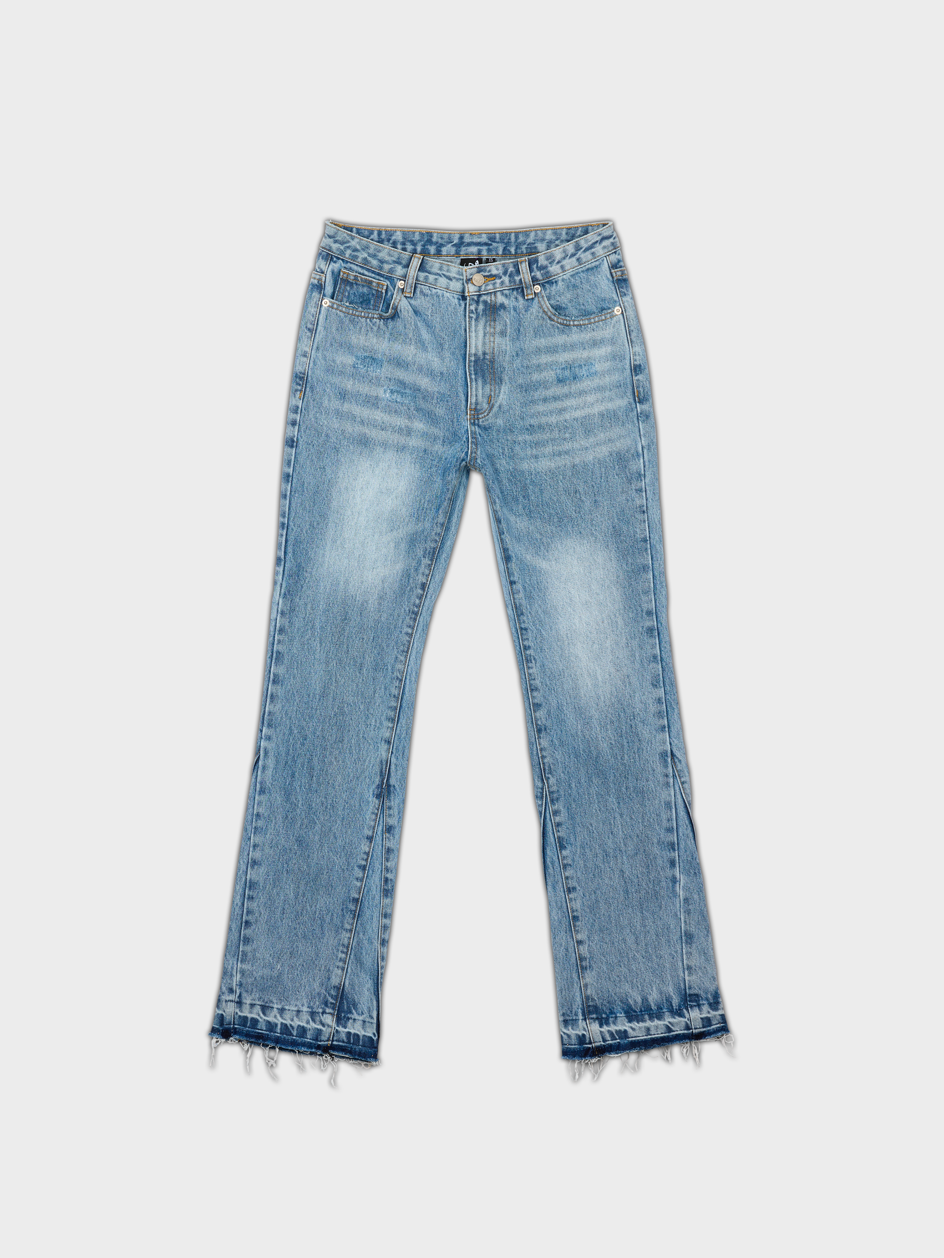 808vision フレアデニム Jeans Flared Dotted - Blue – 808VISION