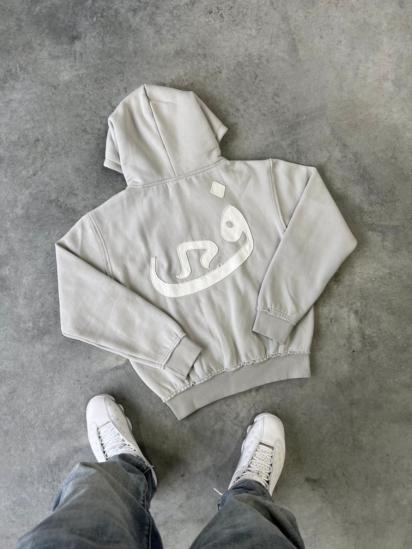 Zip Hoodie 808 - Grau
