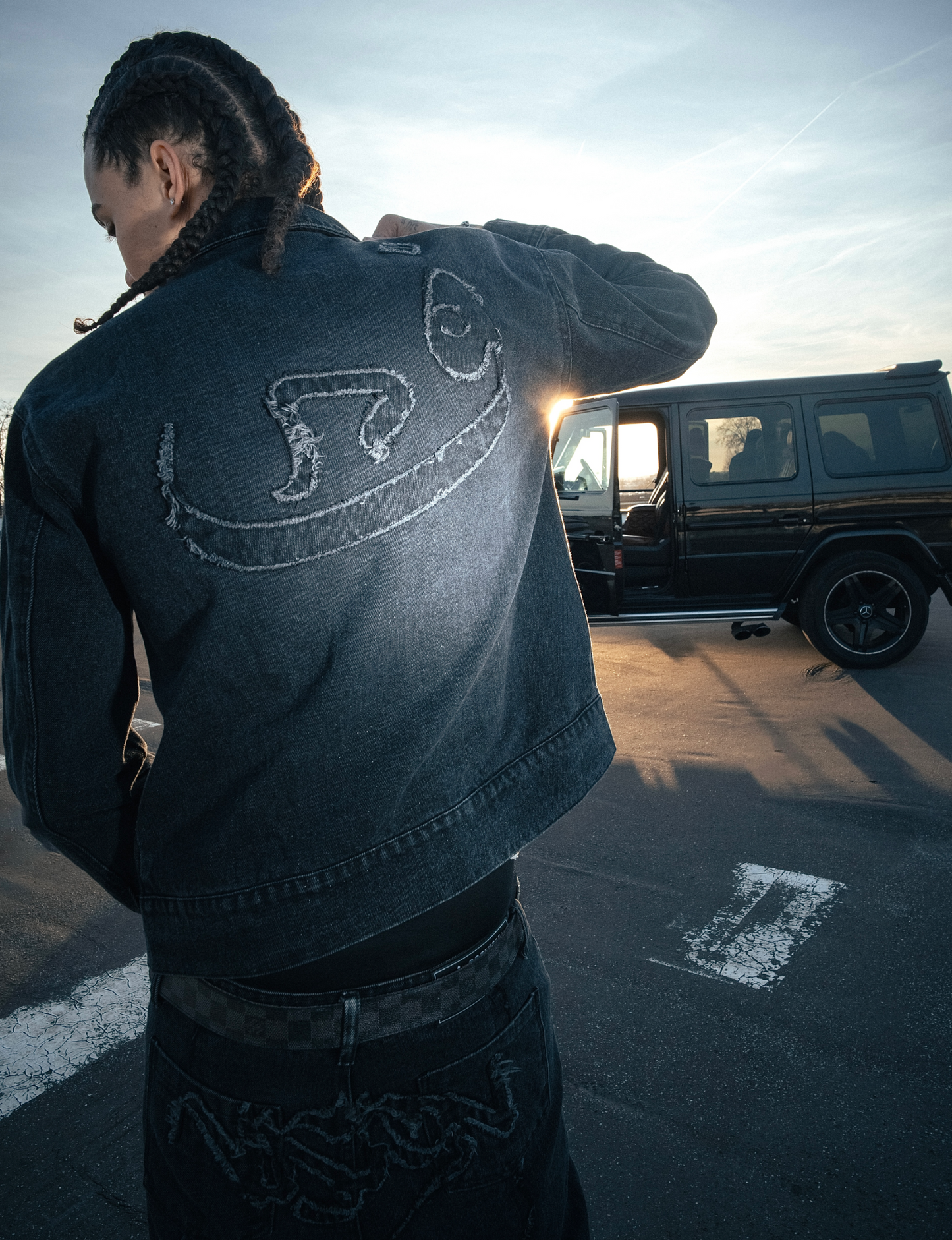 Jacke Jeans 808 - Schwarz