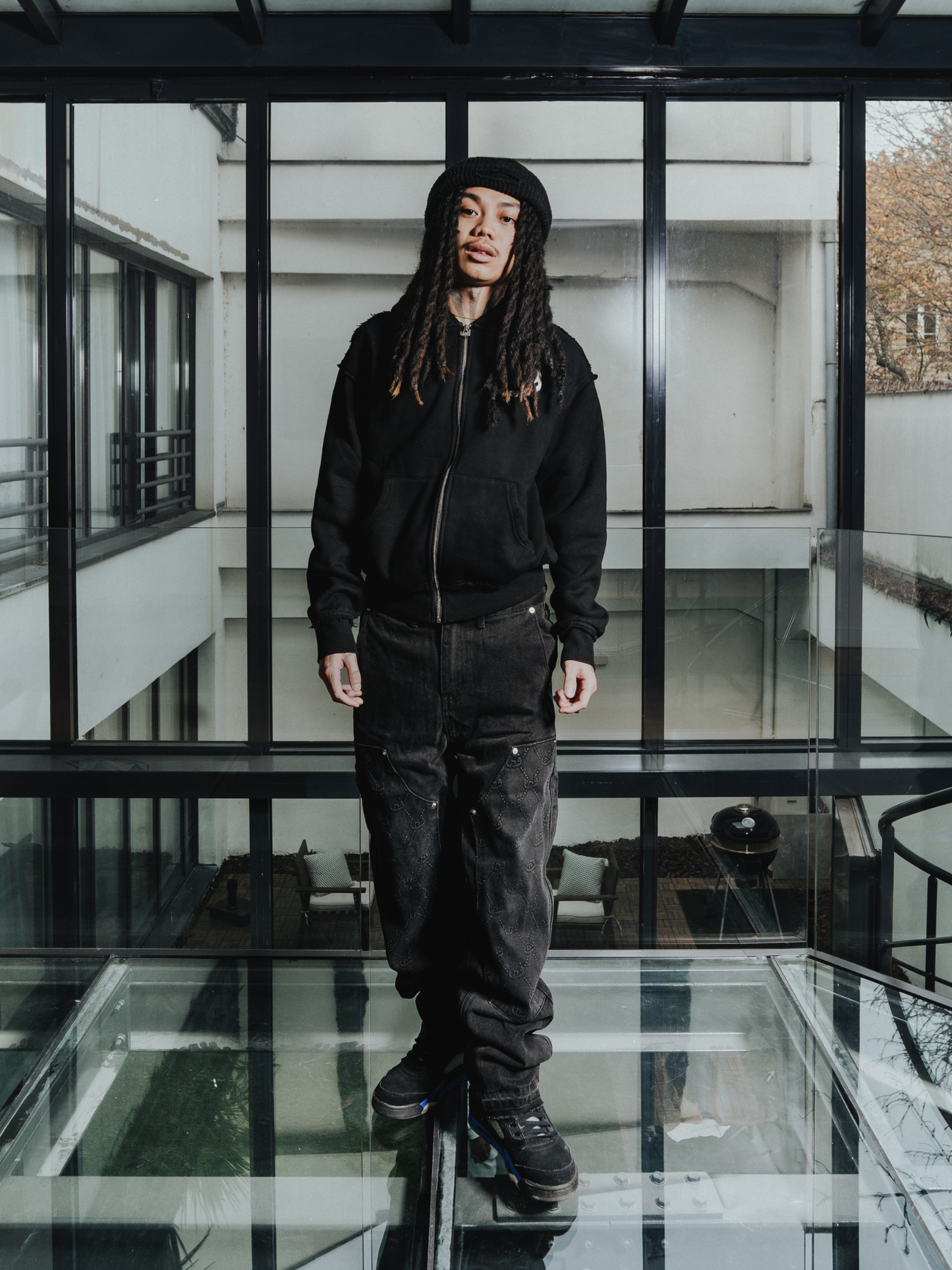 808 Bootleg-Jeans - Schwarz