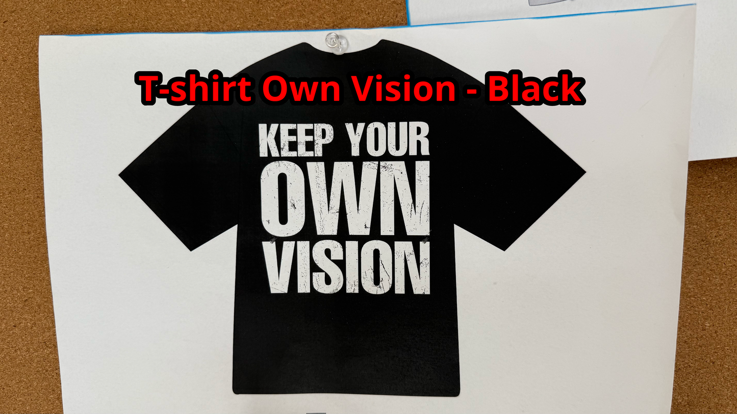 T-shirt Own Vision - Noir