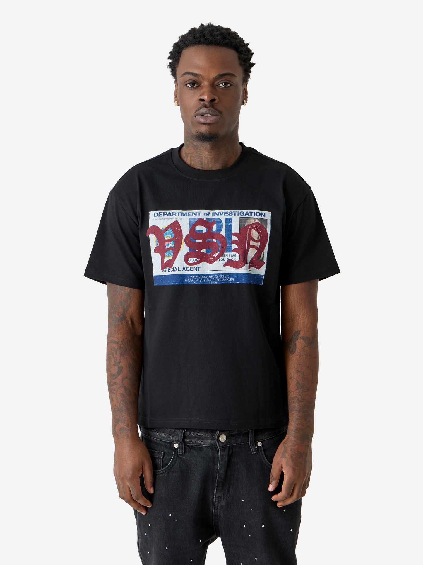 T-shirt FBI VSN - Noir