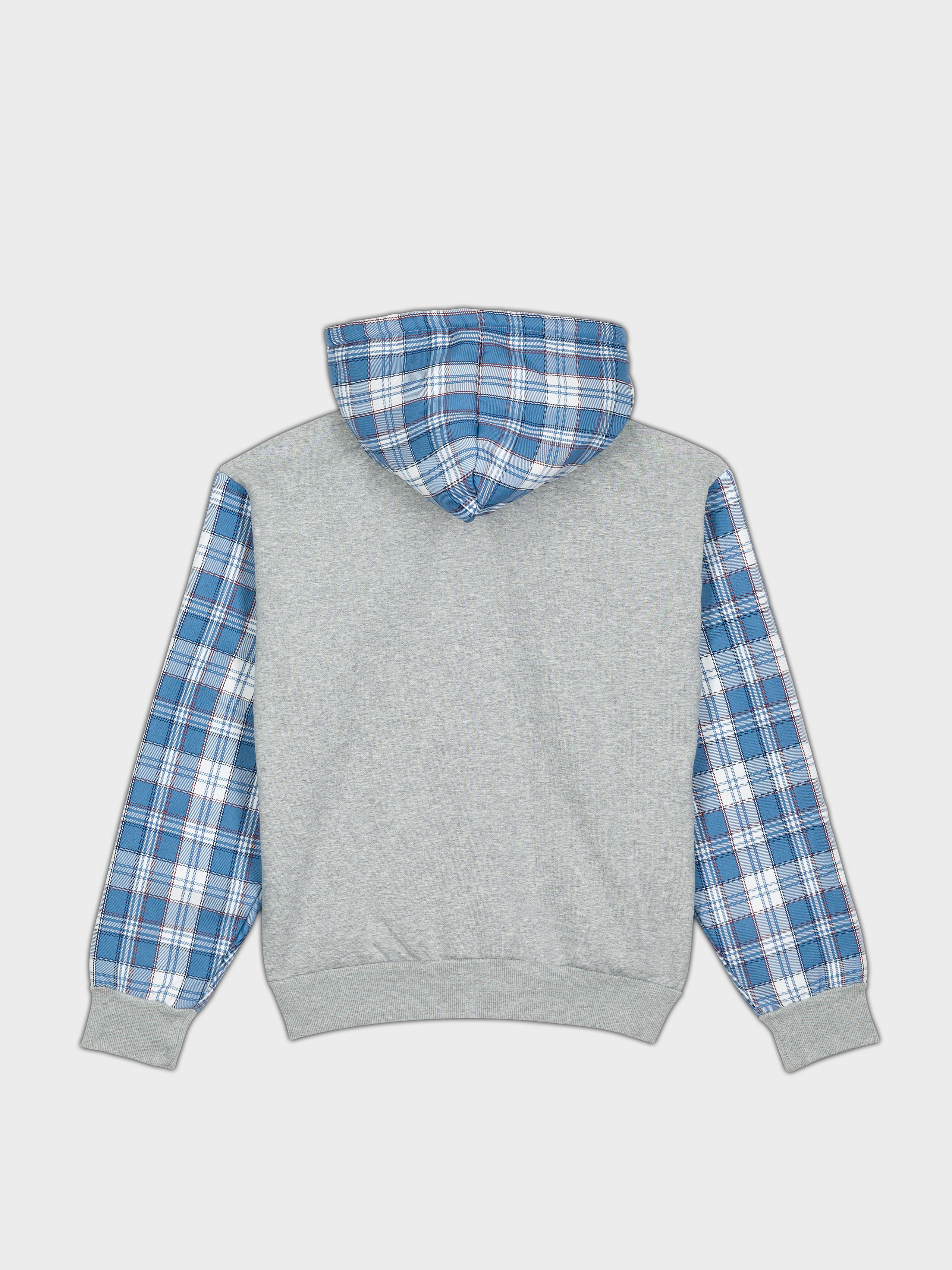 Zip Hoodie ARABIC Plaid - blue – 808VISION