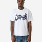 T-shirt Arabic Camo - Blanc & Bleu