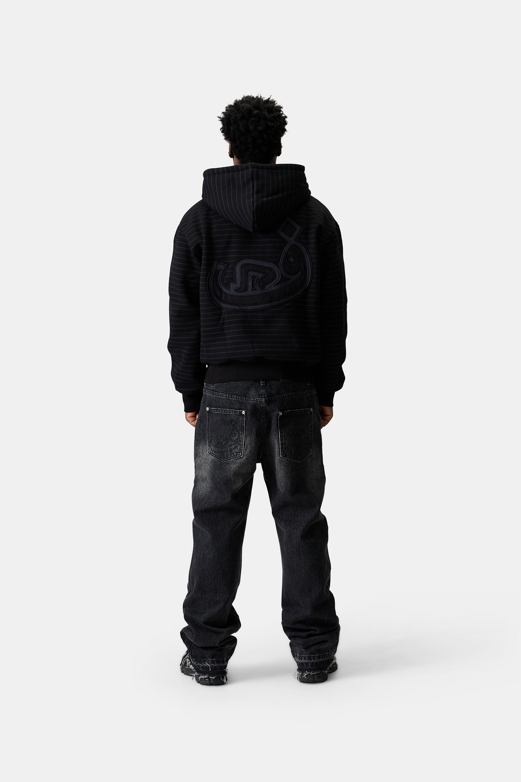 Jeans Flared Dotted - Dark