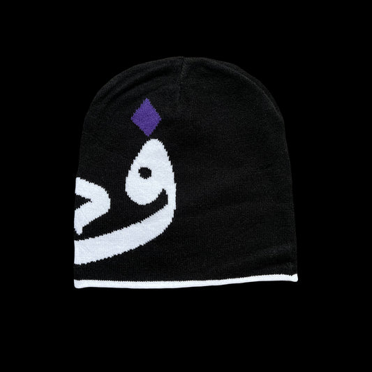 Beanie 808 - Black/White (Stock)