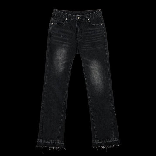 Jeans Flared Dotted - Dark