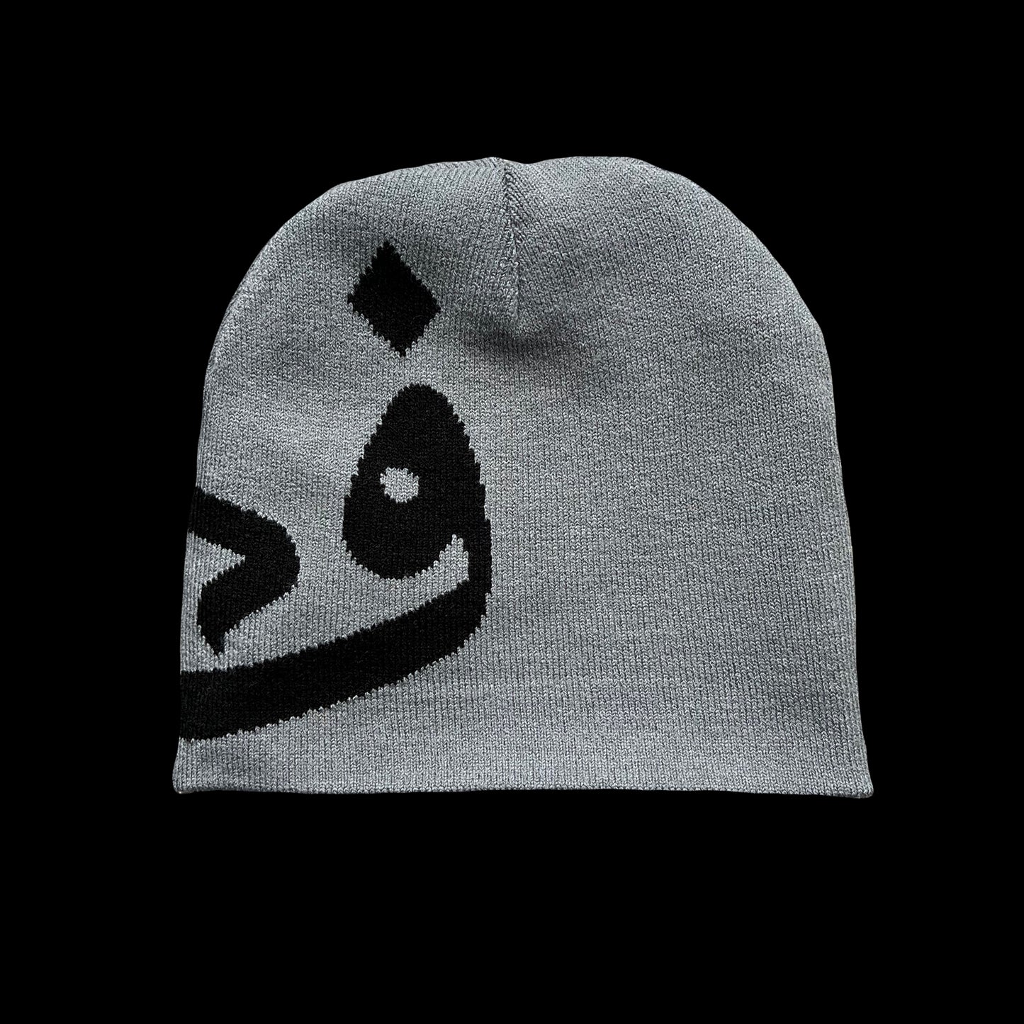 Beanie 808 - Black/Grey (Stock)