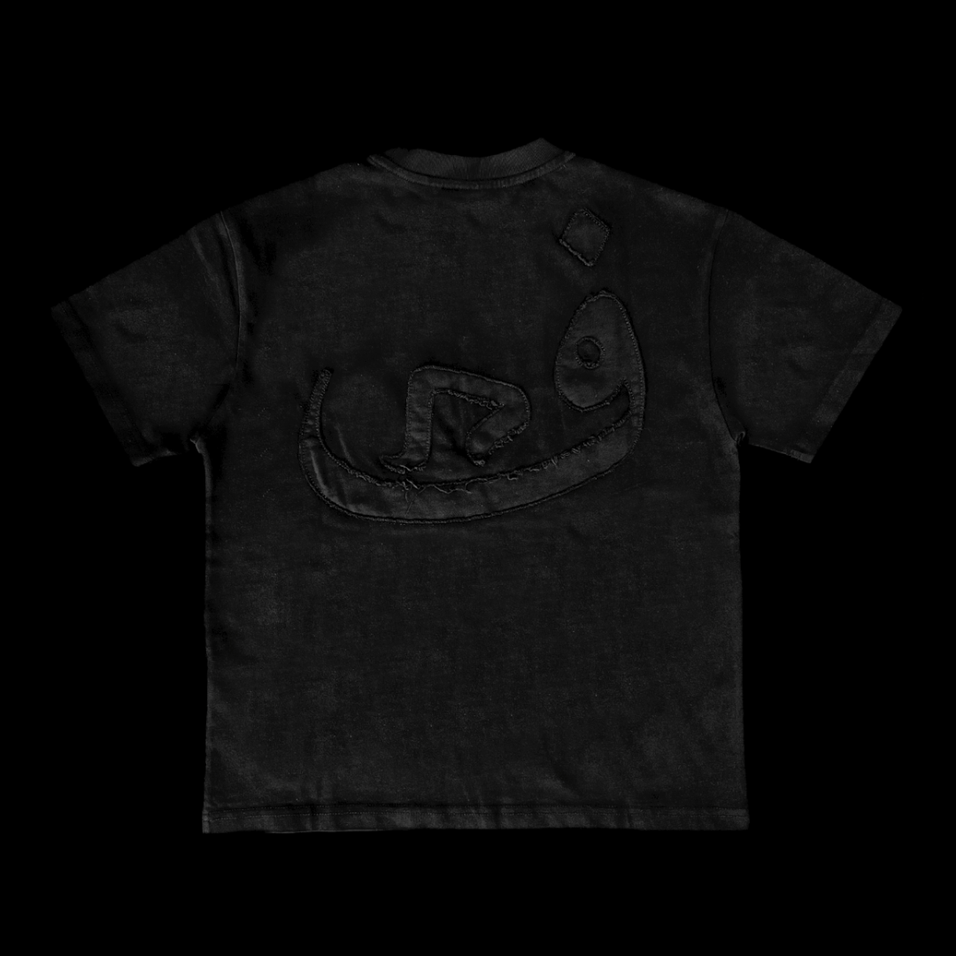 T-shirt Frayed - Noir