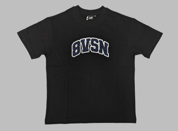 T-shirt 8VSN Plaid - Black