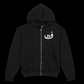 Zip Hoodie 808 - Noir