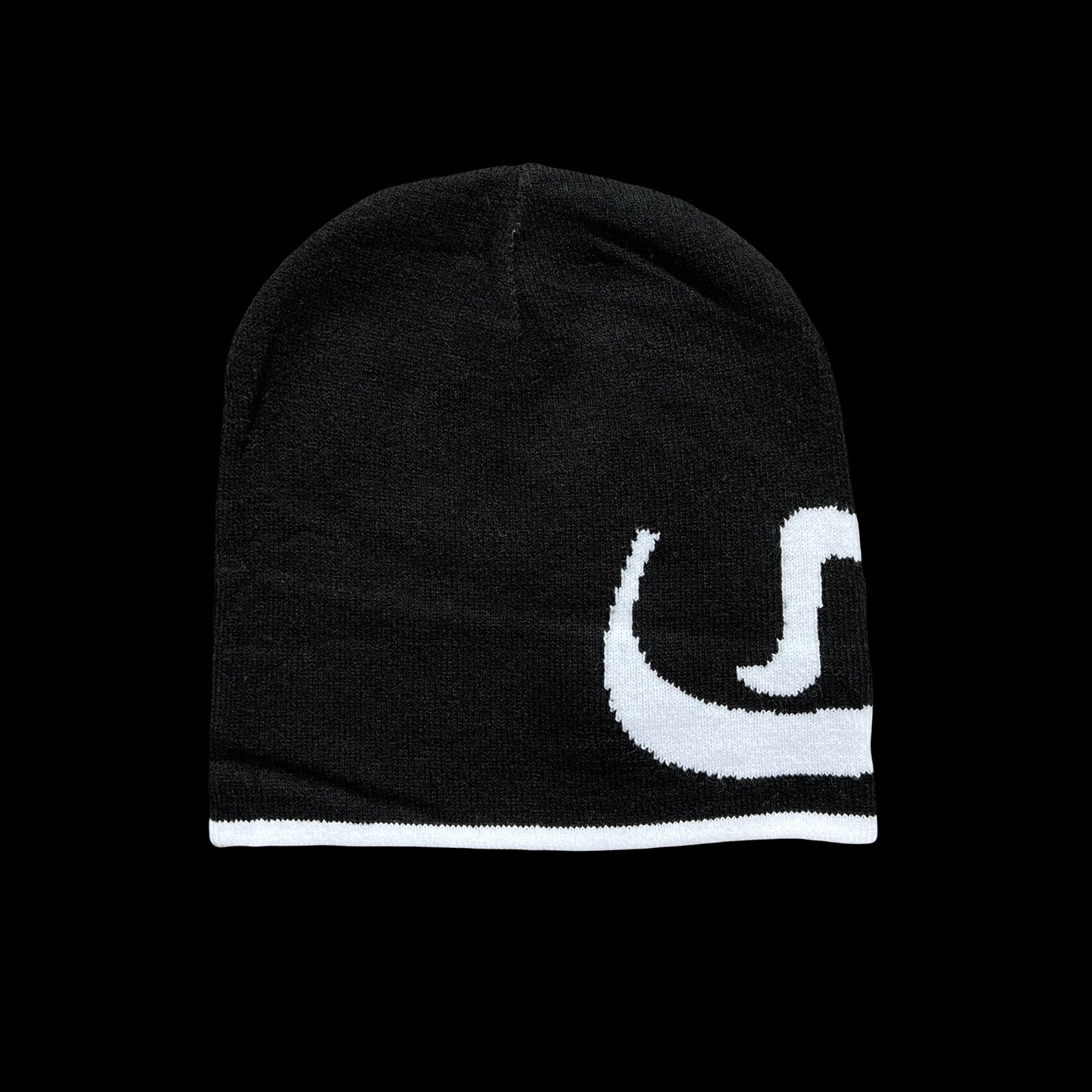 Beanie 808 - Black/White (Stock)