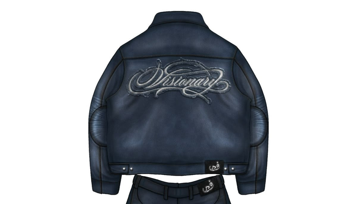 Jacket Faded 808 - Blue
