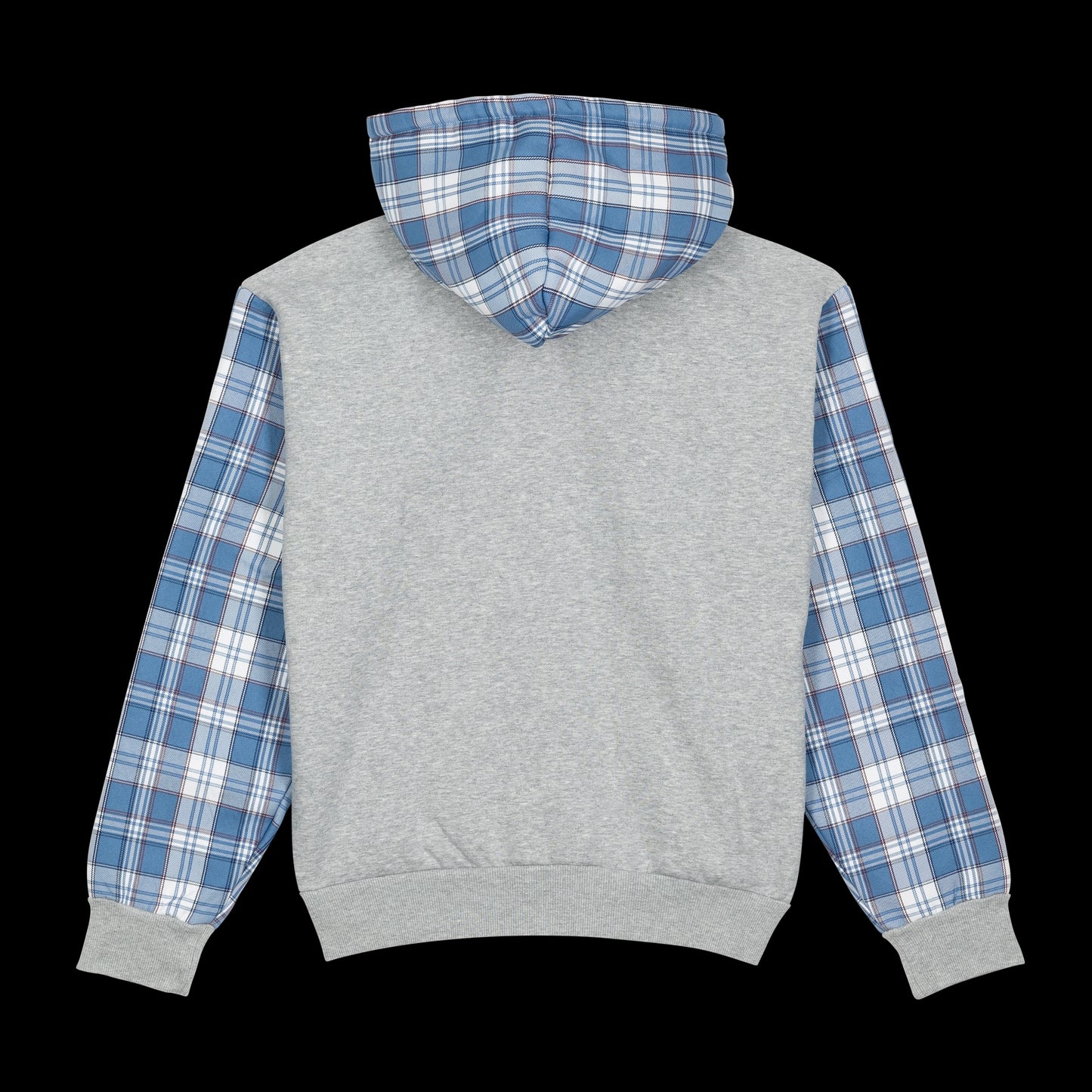 Zip Hoodie ARABIC Plaid - blue