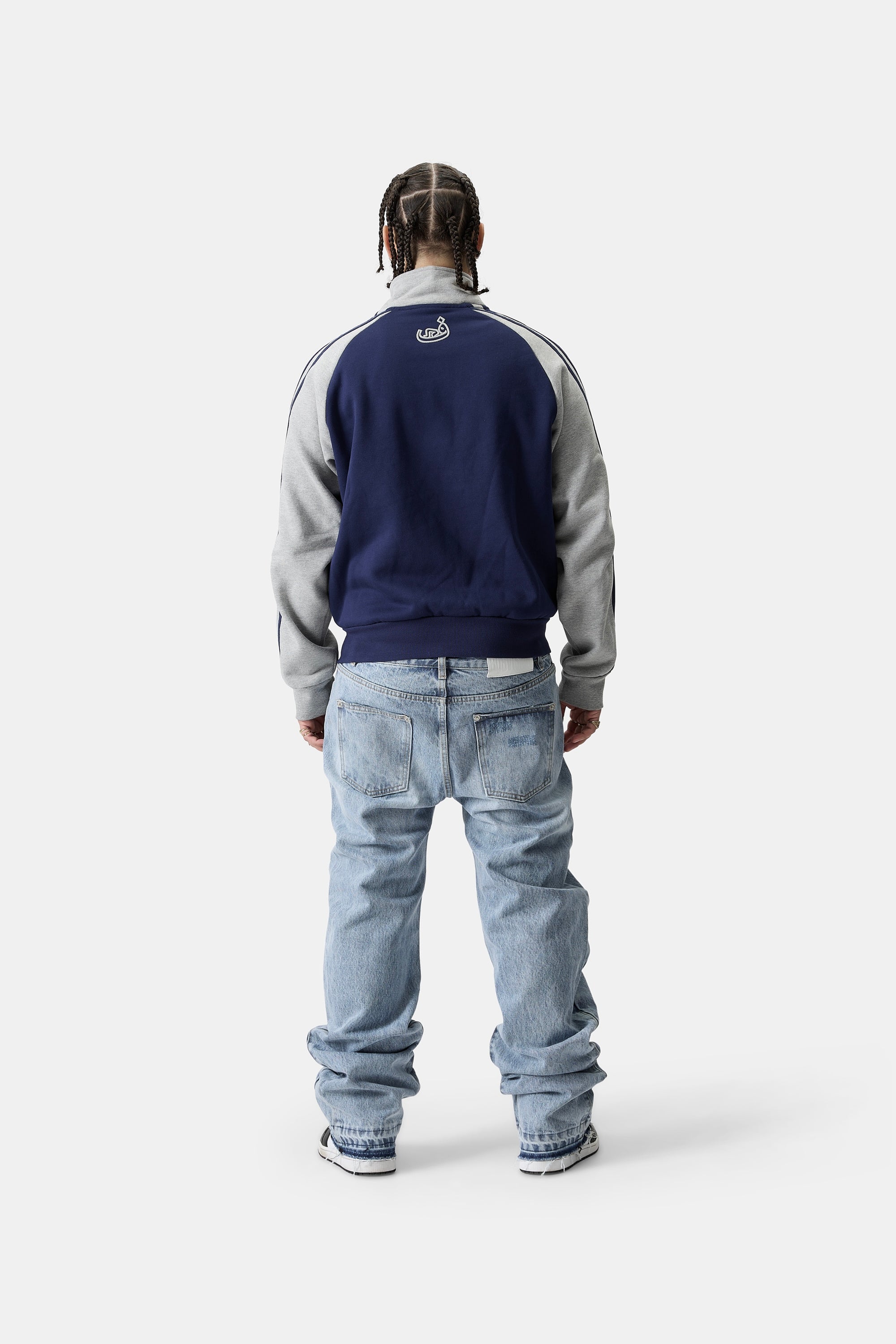 Jeans Flared Dotted - Blue