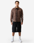 Shirt Pattern - Brown