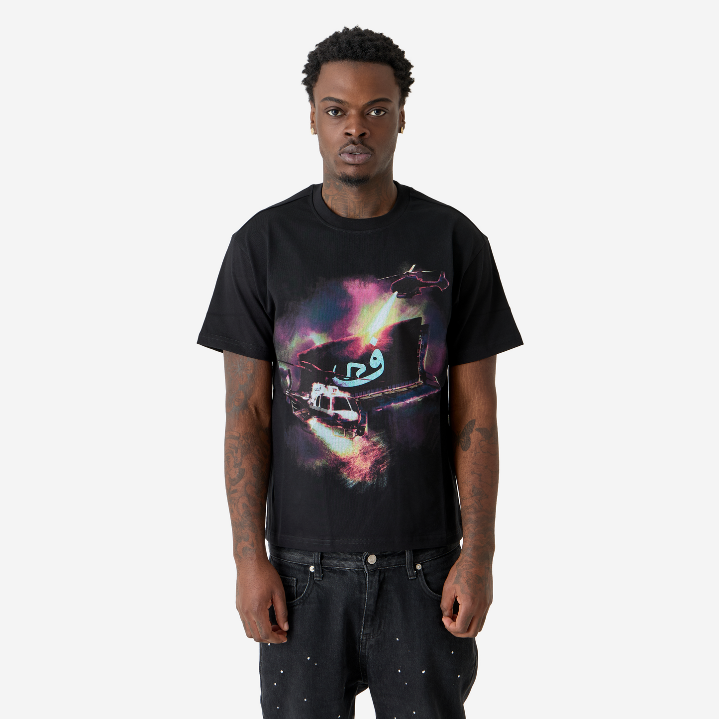 T-shirt 808 City - Noir