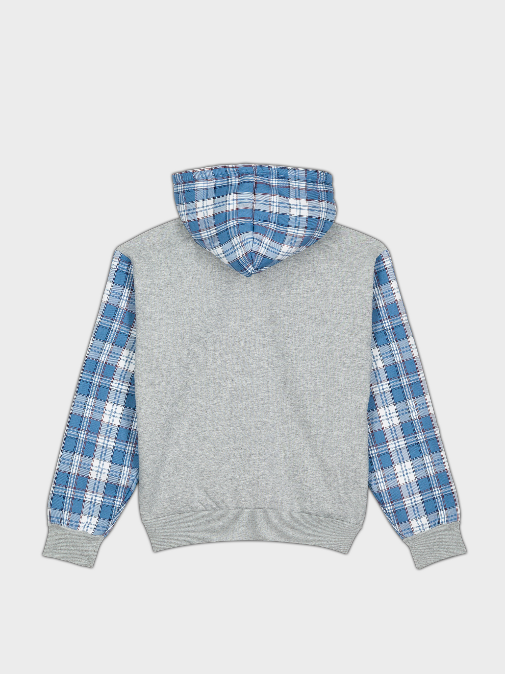 Zip Hoodie ARABIC Plaid - blue