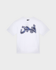 T-shirt Arabic Camo - Blanc & Bleu